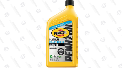Pennzoil Platinum 5W-30 Dexos Full Synthetic Motor Oil, 1 qt | $2 | Walmart | After $2 rebate. Can get up to five quarts with a $10 rebate.